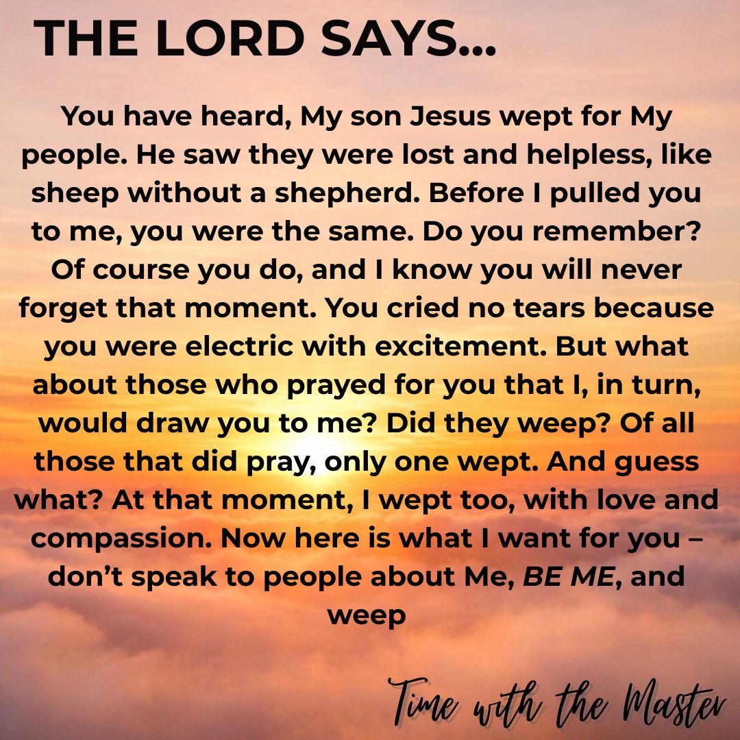 The Lord Says Week 138